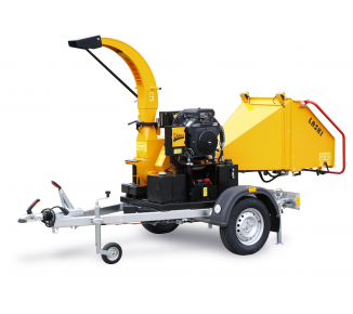 Astilladora de gasolina con chasis con freno  LS 100/27 CB